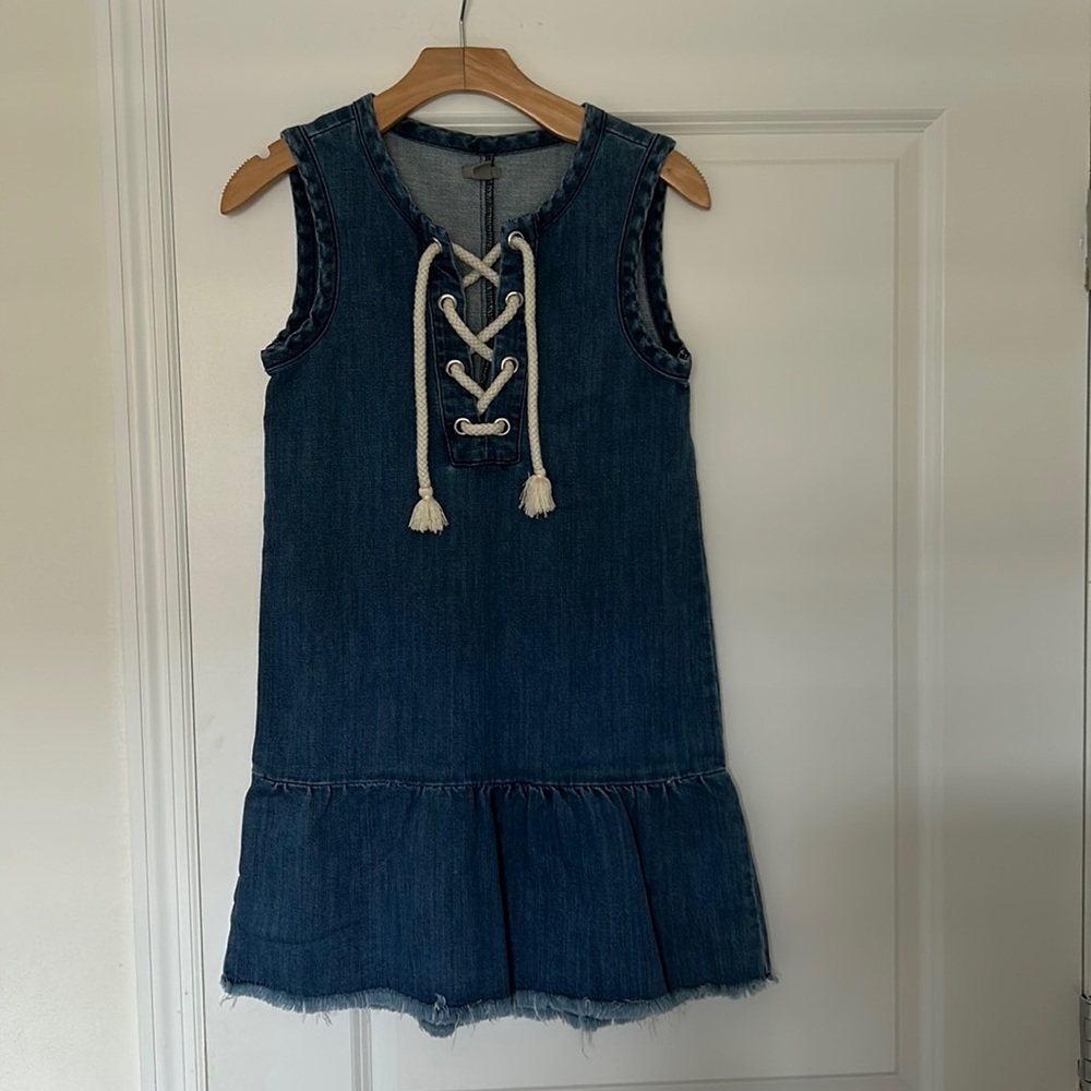 AERIE DENIM DRESS SIZE XXS